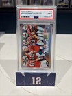 TOM BRADY 2010 ETOPPS PATRIOTS PSA 9 THROWBACK UNIFORMS ROB GRONKOWSKI RC /999