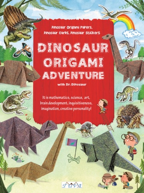 Dinosaur Origami Adventure with Dr. Dinosaur by Niwa Taiko (Paperback Book)