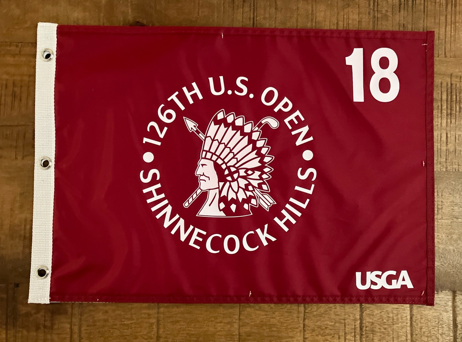 Red Silkscreen Pin Flag Brand New!