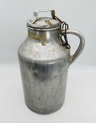 Vintage Wear-Ever 3 Gallon No. 5773 Aluminum Dairy Milk Can Cream Jug W/ Lid HTF