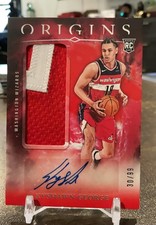 2024-25 Panini Origins Kyshawn George Red /99 Rookie Patch Auto #RJA-KGW RPA