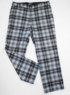 Nike Golfhose Tour Performance Dri Fit Herren 36x30 grau kariert kariert Golf
