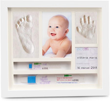 . Cornice Impronte Mani E Piedi Bambino, Regalo Di Nascita O Gravidanza, Regalo 