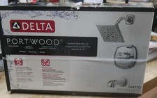 Delta Portwood Tub Shower Chrome Finish 144770 1004945062 new open box