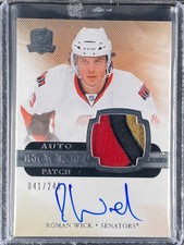 Wick, Roman - 2011-12 The Cup - Patch/Autograph - Rookie - 41/249