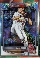 2025 Bowman Draft - Chrome Liam Doyle #BDC-12 Mojo Refractor (RC)