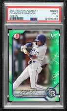 2022 Bowman Draft Green 26/99 Chandler Simpson #BD-26 PSA 9 MINT 0e3u