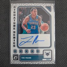 2023-24 Panini Donruss Optic - Signature Series Tre Mann Auto #SS-TRE (AU)