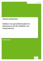 Einfluss Von GrenzfläChenaktiven Substanzen Auf Die StabilitäT Von Suspensionen