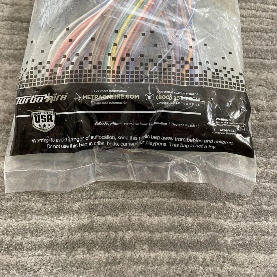 Metra 70-2054 TurboWire Oldsmobile Pontiac Amp Bypass Wiring Harness Made USA - Image 4 of 4