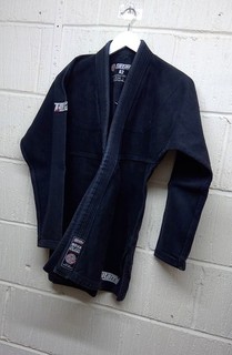 TATAMI Black Kempo Ju Jitsu Robe Size A2 CG U03