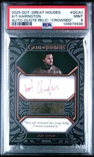 Kit Harington as Jon Snow GAME OF THRONES Auto Relic Autograph Card PSA 9 Mint