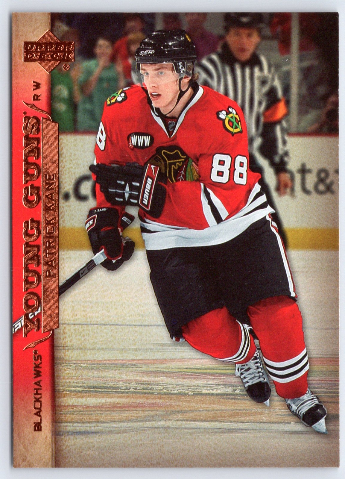 PATRICK KANE RC YOUNG GUNS 2007-08 UPPER DECK 07-08 #210           88089