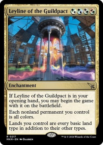 Leyline of the Guildpact -Foil Near Mint MTG Murders at Karlov Manor