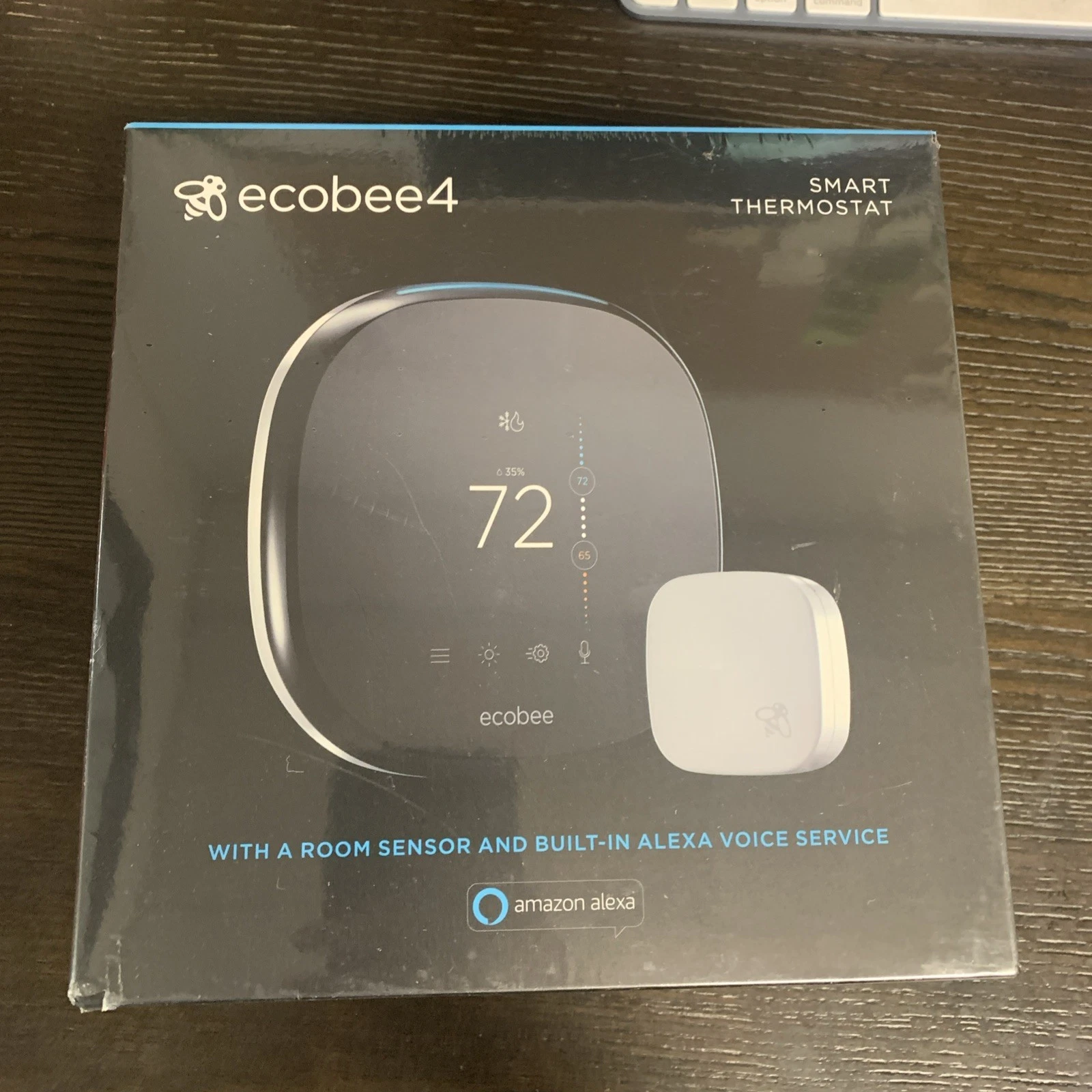 ecobee4 Smart Thermostat EB-STATE4-01 WiFi Alexa Voice New Sealed Green Box