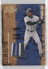 2005 Donruss Leather & Lumber Jerseys Prime 19/25 Carl Crawford #21 7ba
