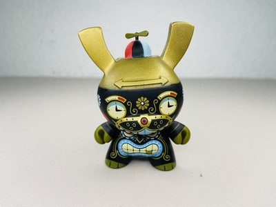 Kidrobot Dunny 3  Wing Nut Vinyl Figure 2011 Series Kronk Steam Punk