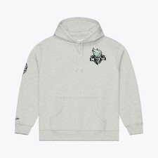 Men's Mitchell & Ness  Gray New York Liberty Fleece Hoodie