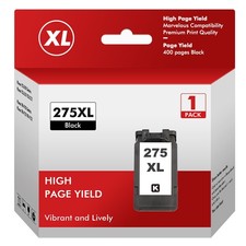 1-Pack PG-275XL Black Ink compatible for Canon 275XL Pixma TR4720 TS3522 TS3520