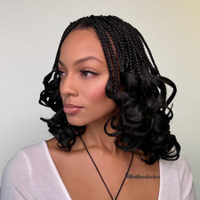 French Curl Braiding Hair 12 Inch Curly Braiding Hair Pre Stretched 8 Packs