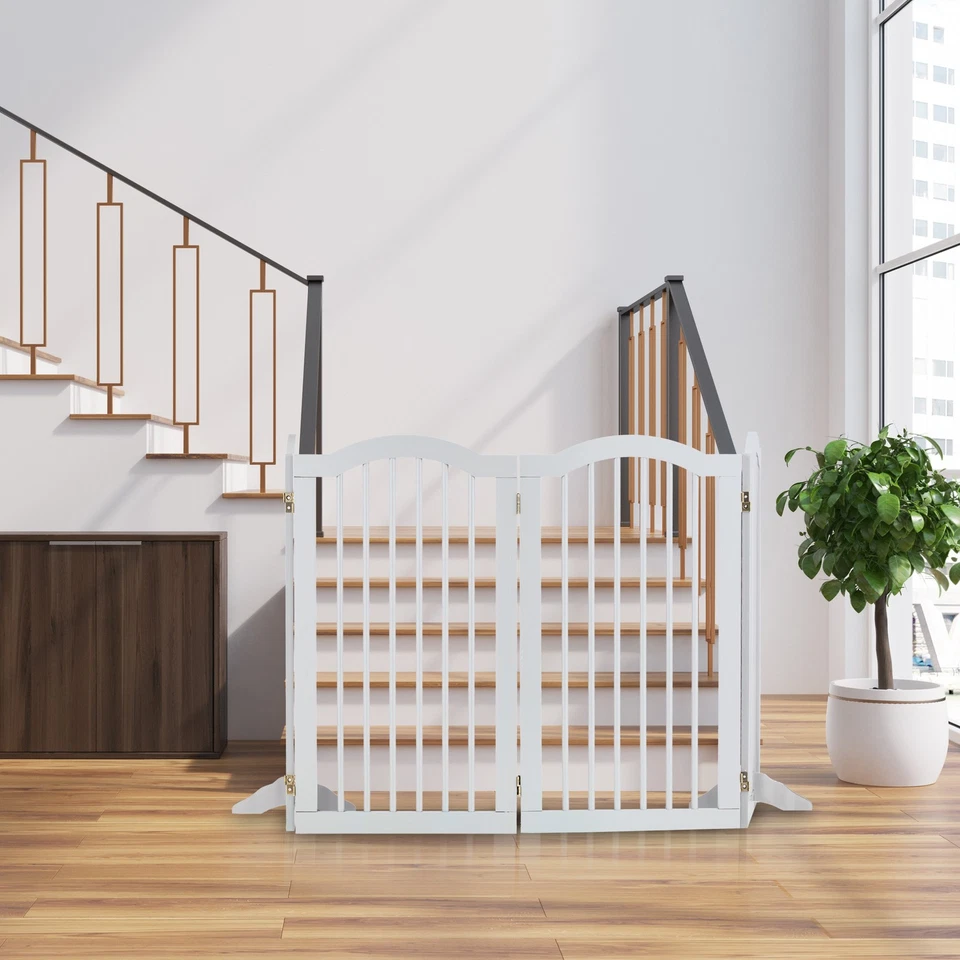 Absperrgitter Hunde-Schutzgitter Treppenschutzgitter Hundegitter klappbar - Bild 2 von 4