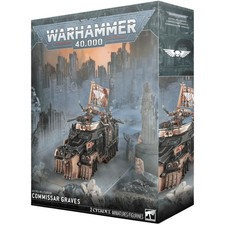 Commisar Graves 40k Astra Militarum NEW Unit brand new pod