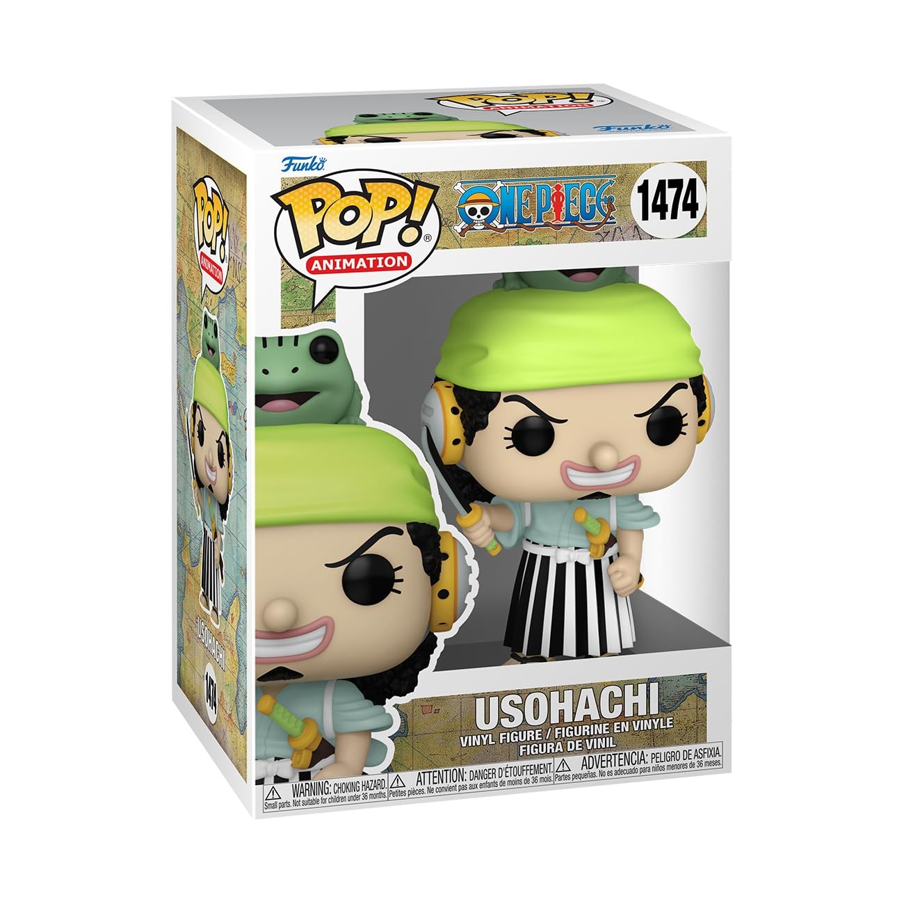 Funko Pop! Animation: One Piece - Usopp - Usohachi - (Wano) - Figura de Vinilo C