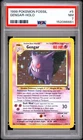 Pokemon Gengar Holo Fossil Unlimited 5/62 PSA 7