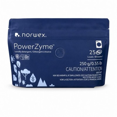 Norwex PowerZyme Laundry Powder Detergent New Formula Pack Of 1 - TOTAL 25 Loads