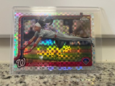 Topps Chrome 2025 MLB CJ Abrams X-Fractor #176