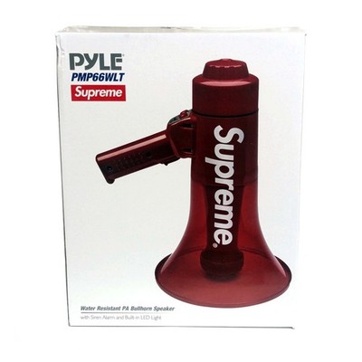 supreme PYLE PMP66WLT 赤 拡声器 New Supreme Pyle Red Water Resistant Bullhorn Megaphone Speaker