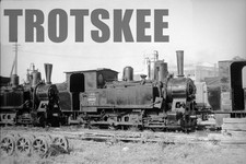 35mm Negative CFR Romania Railways Steam Loco 490 027 c1968 