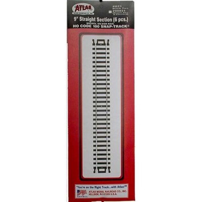 HO Code 100 9 Straight Snap Track (6)