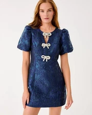 NWT Lilly Pulitzer Amelie Shift Romper Color: Low Tide Navy Nightshade, Size !!.