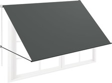 Fallarmmarkise Markise Einziehbar mit Kordel und Aluminium Stützstange Balkon...