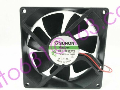 SUNON 9025 9CM KDE1209PTV3 12V 1.0W 2-wire chassis mute cooling fan