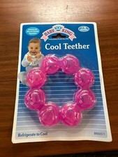 Baby King Pink Baby Water Filled Cool Teether Teething Ring BPA Compliant NEW