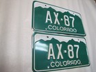 COLORADO License Plate Tag State 1977 1978 1979 1980 1981 1982 ALPCA LPCA ALPA — photo 3
