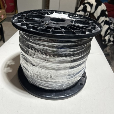 #ad Alanwire 12AWG Stranded THHN THWN 2 Insulated Building Wire Black 2500 Ft NEW $349.00