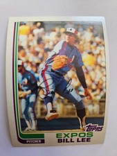 1982 TOPPS BILL LEE #323 NM