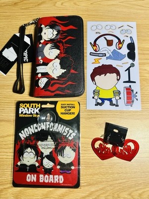 South Park Goth Wallet Womens Michael Henrietta Emo Kids Ear Rings Sign Lot