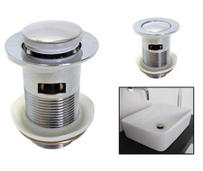 Piletta scarico click clack universale tappo lavabo lavello bidet  59600/86033