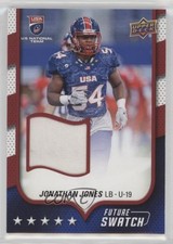 2016 Upper Deck USA Football Future Swatch Jersey U19 Jonathan Jones #FS-JJ v5t