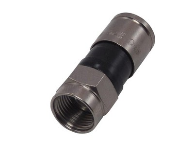 PPC F-Stecker Kompressionsstecker 7mm, PE-Mantel, >110dB, EX7/VT150