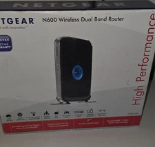 NETGEAR N600 4 Port Wireless Dual Band Router , tested, fast shipping