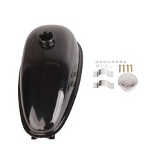 Car 4L Fuel Gas Petrol Tank Aluminum Alloy Polished For 49 To 80 Motorcycles