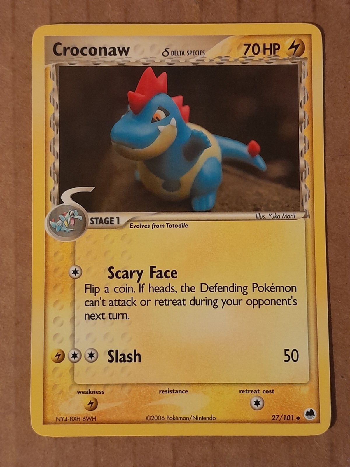 Croconaw 27/101 Ex Dragon Frontiers NM See Pictures