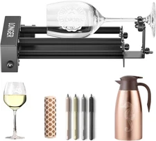 Longer Laser Engraver Rotary Roller with Bracket, Y-Axis 360°... 