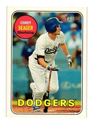 2018 Topps Heritage Action SP  - Corey Seager (#45)  Dodgers  Free Ship