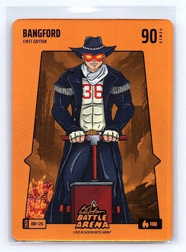 BANGFORD (Wyatt) Bo Jackson Battle Arena #126 Orange Battlefoil 90 Power